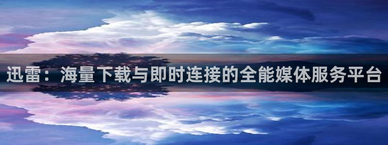 赢咖娱乐娱乐：迅雷：海量下载与即时连接的全能媒体服务平台