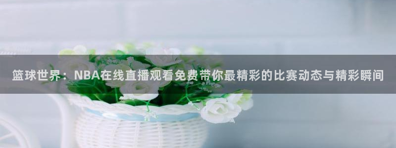 so米体育直播间：篮球世界：NBA在线直播观看免费带你最精彩的比赛动态与精彩瞬间