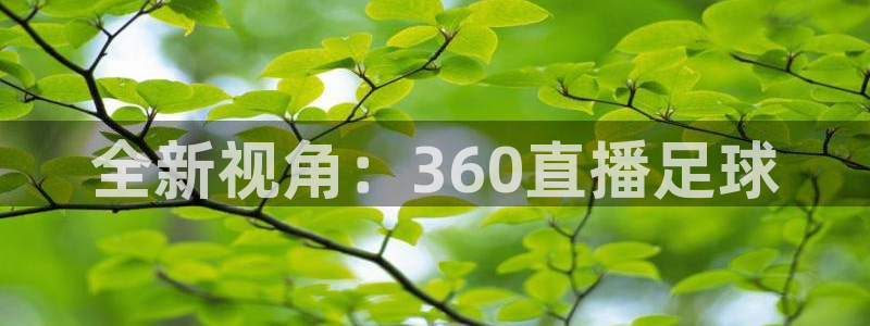 so米体育直播篮球：全新视角：360直播足球